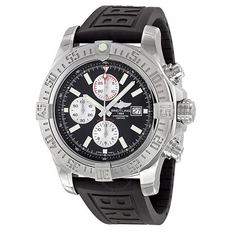 breitling super avenger 2 rubber strap|Breitling watch straps uk.